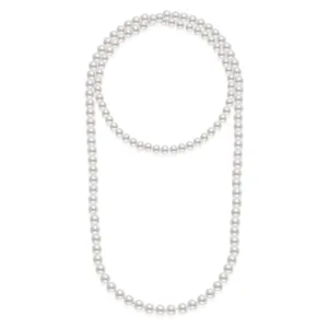 18k Gold Australian White Pearl Necklace KN00268
