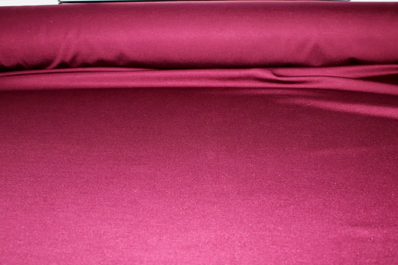Almost 2 1/4 yards of Designer Rayon Double Knit - Red Red Wine