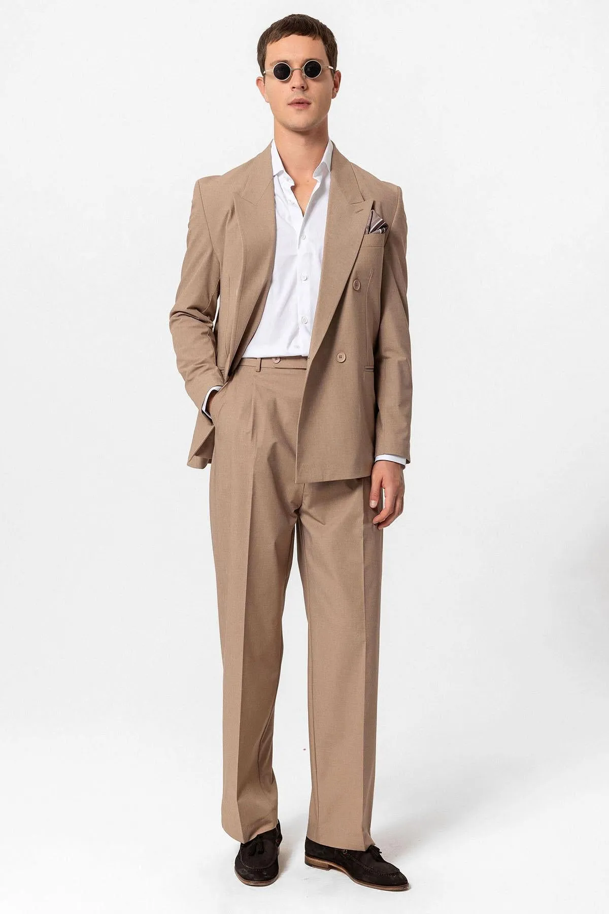 ANT Single Button Double-breasted Men's Blazer Jacket - Walkden