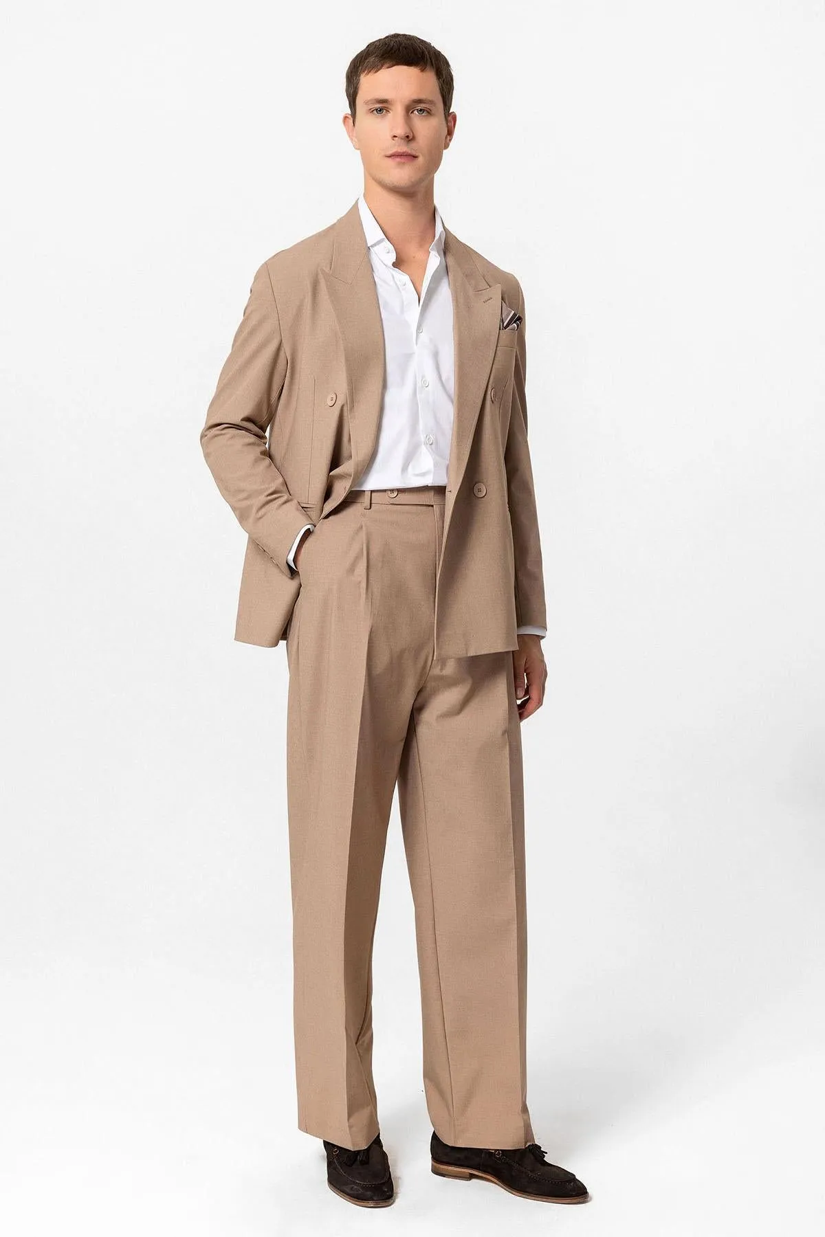 ANT Single Button Double-breasted Men's Blazer Jacket - Walkden