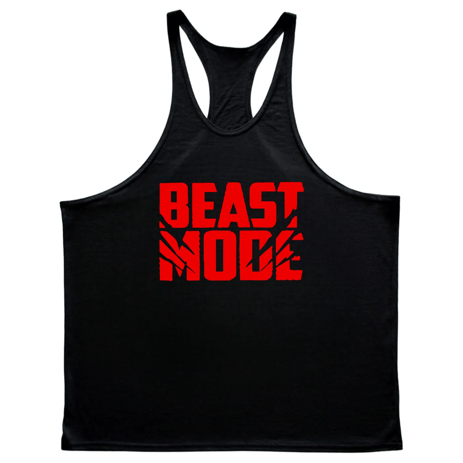 BEAST MODE Workout Stringer Tank Tops