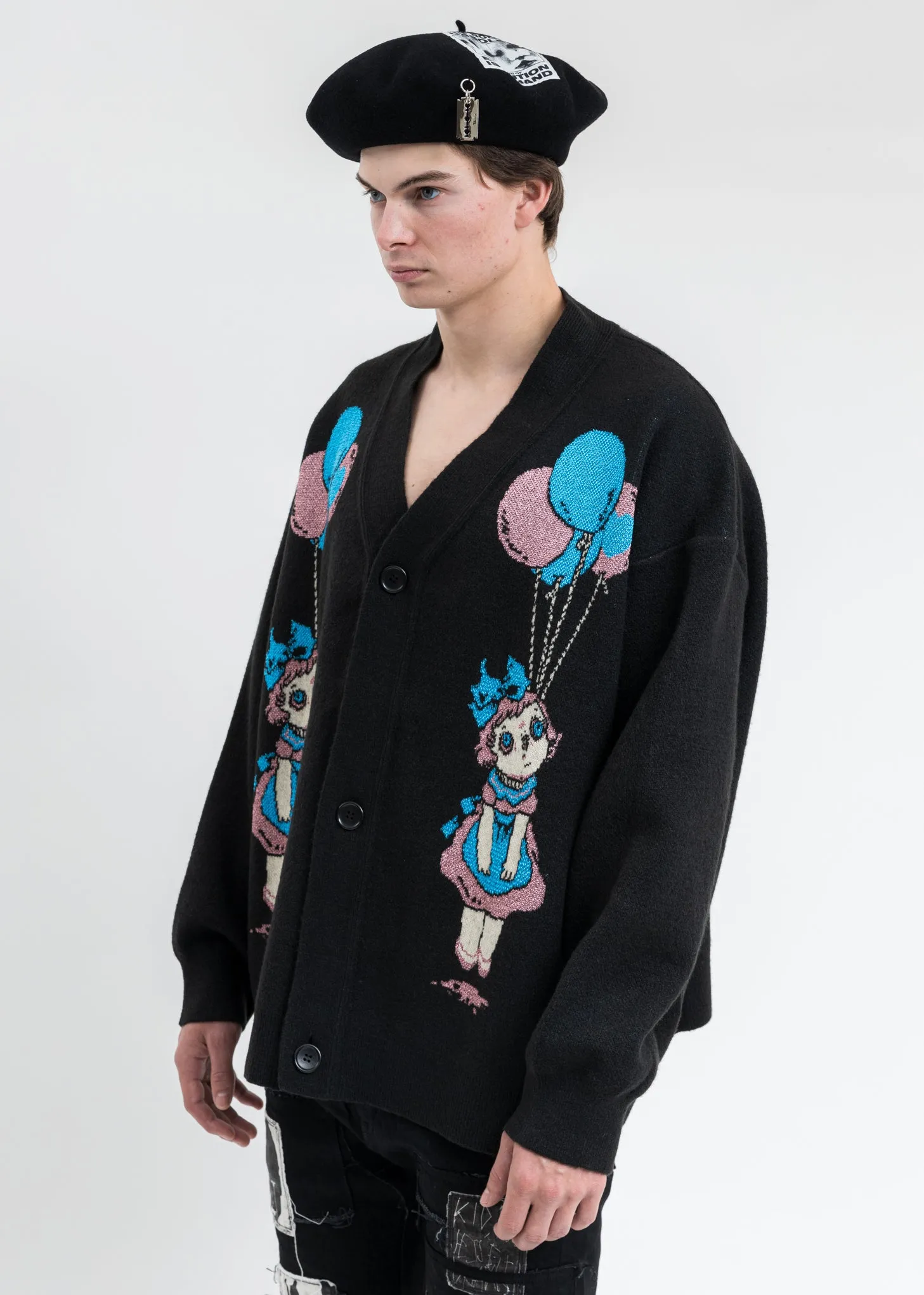 Black Heaven Girl Knit Cardigan