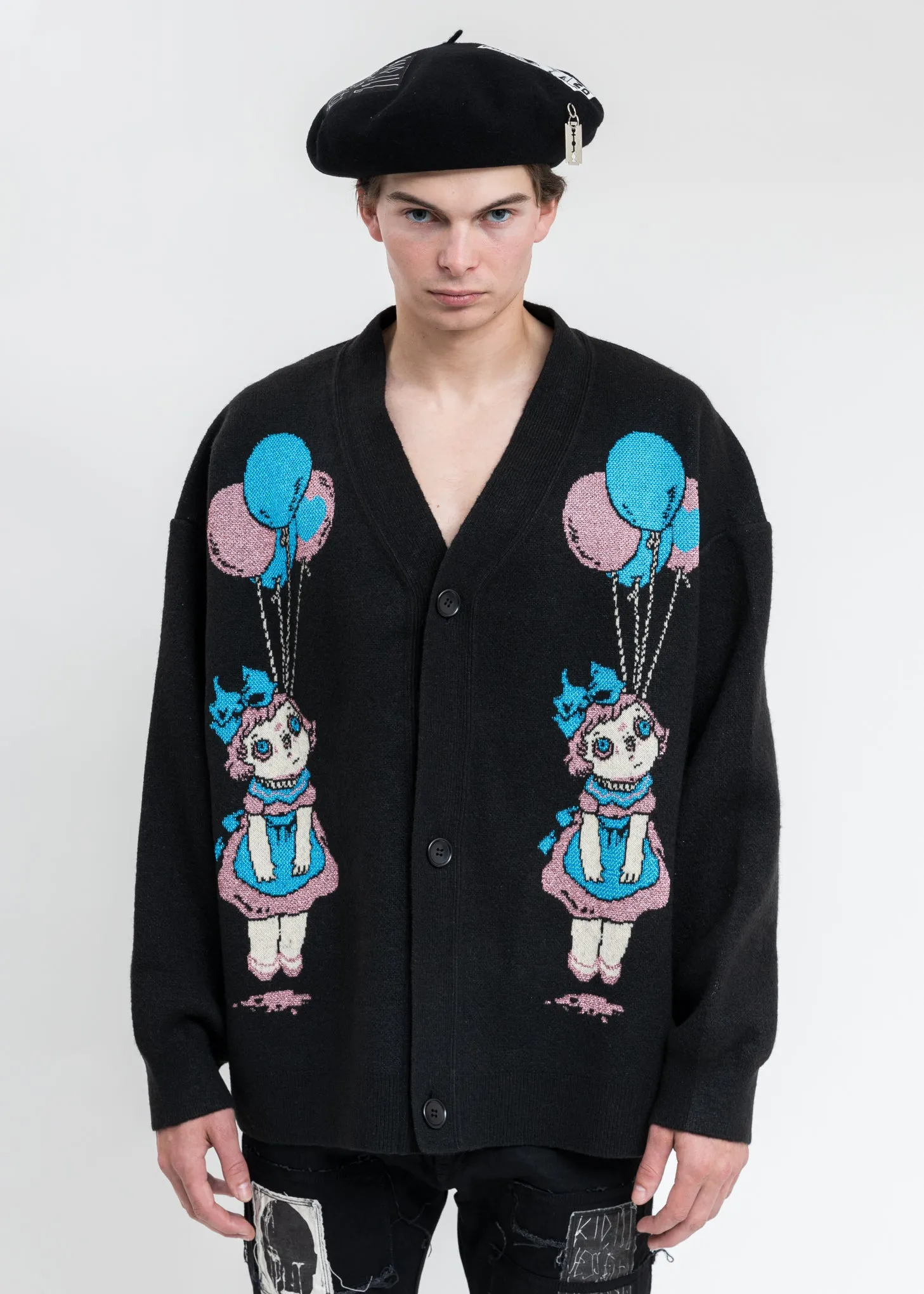 Black Heaven Girl Knit Cardigan