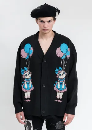 Black Heaven Girl Knit Cardigan