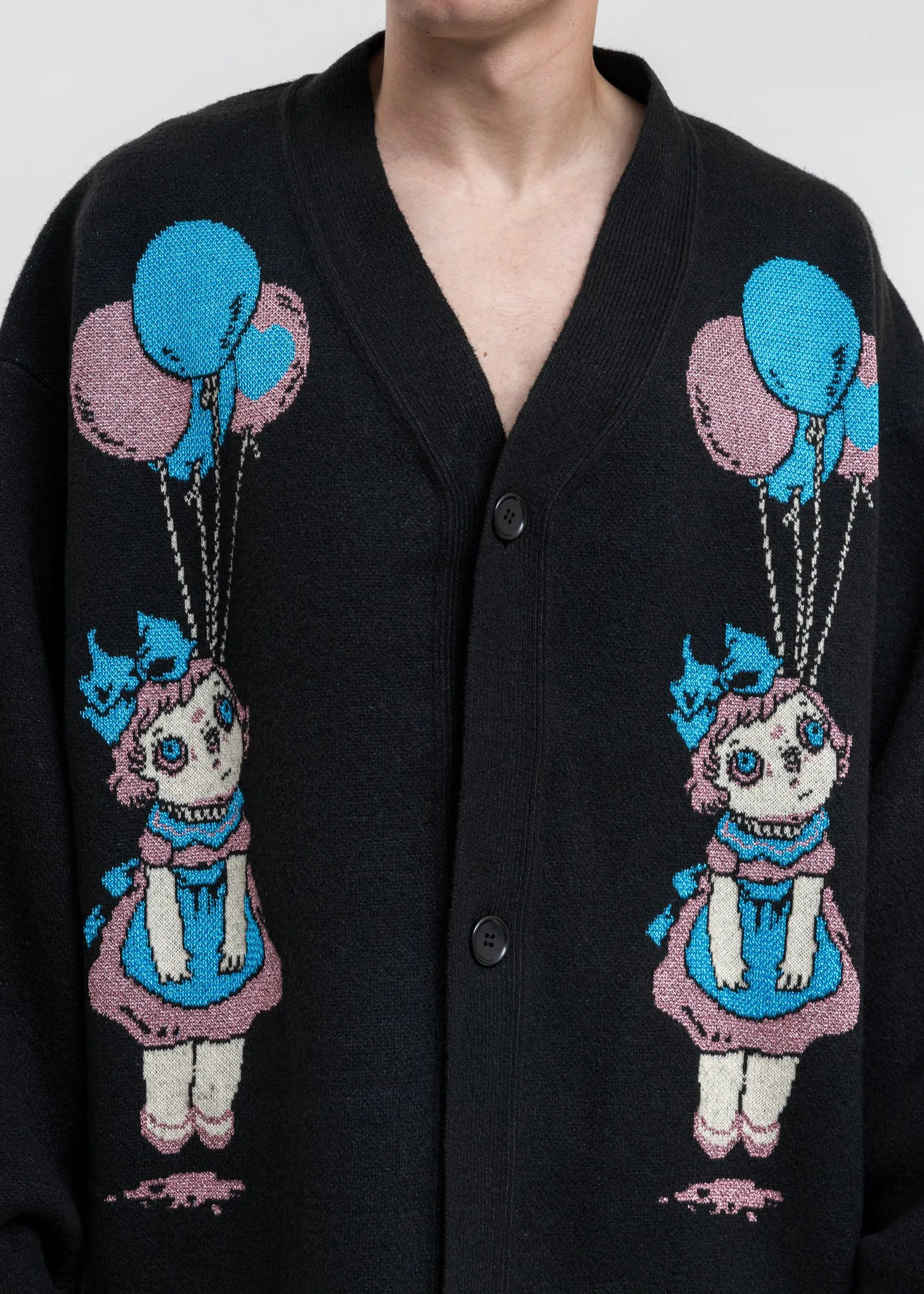 Black Heaven Girl Knit Cardigan