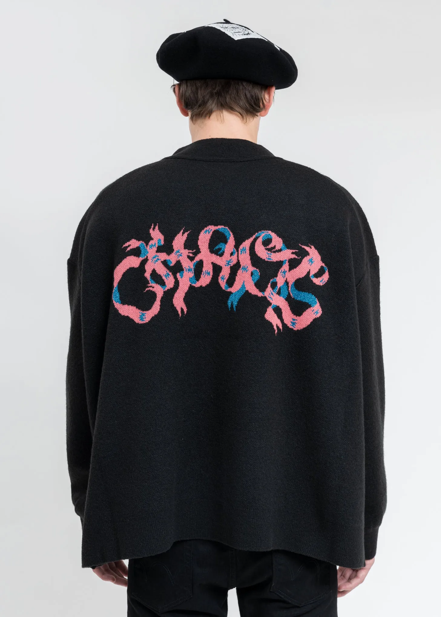 Black Heaven Girl Knit Cardigan