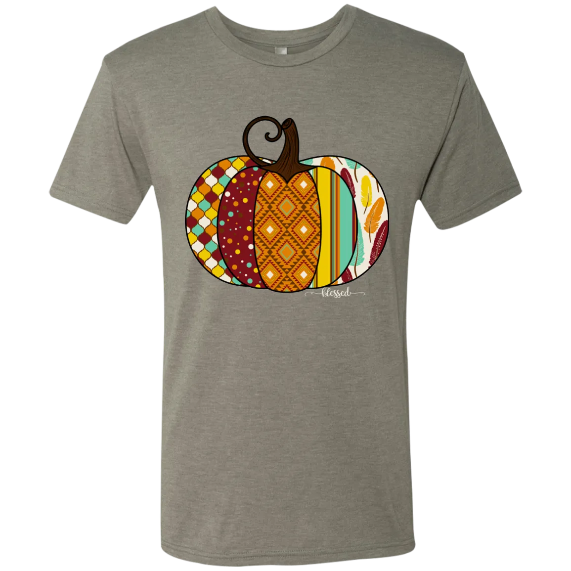 Blessed Pumpkin Bella Canvas Soft Tee – Faith Meets Fall Style!