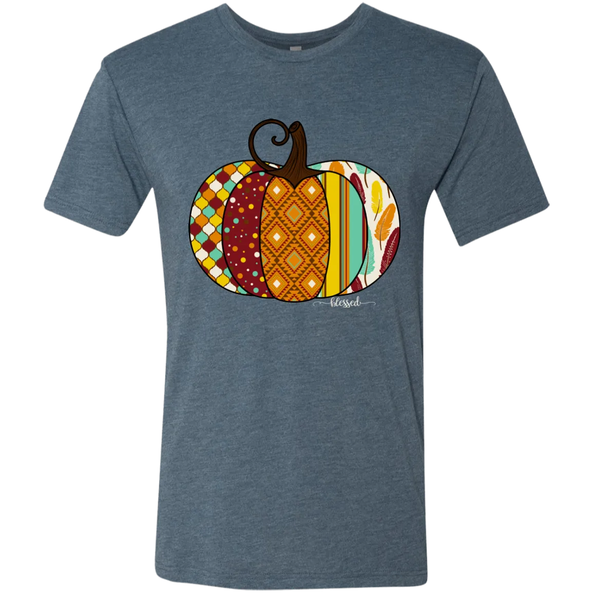 Blessed Pumpkin Bella Canvas Soft Tee – Faith Meets Fall Style!