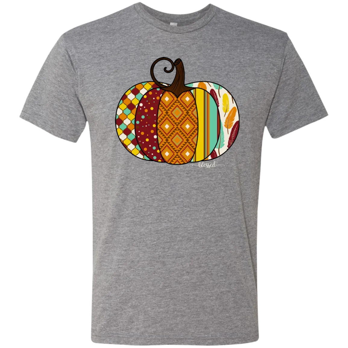 Blessed Pumpkin Bella Canvas Soft Tee – Faith Meets Fall Style!