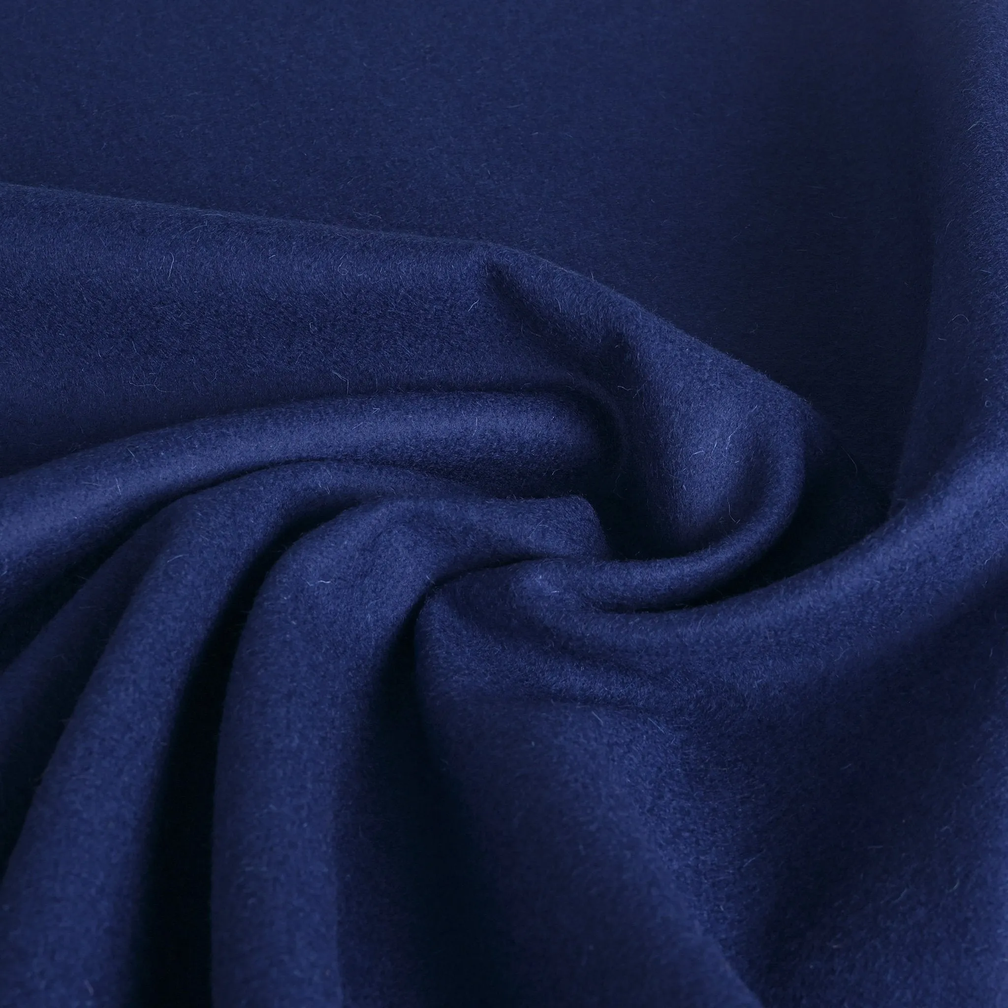 Blue Melton Fabric 4550