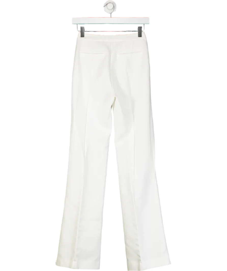 BOA White Effortless Wide Leg Trousers UK XS