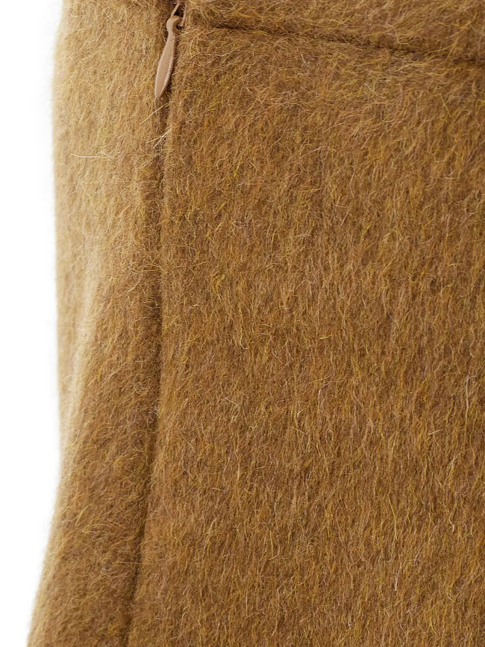 Bottega Veneta Elegant Coconut Brown Pencil Skirt