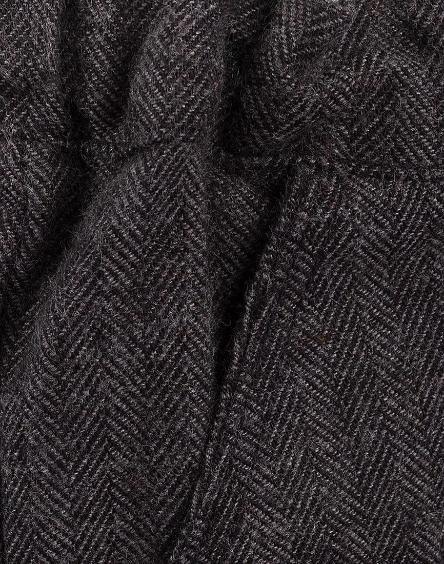 Boys Toddlers Brushed Herringbone Cotton Elasticated Waist Shorts
