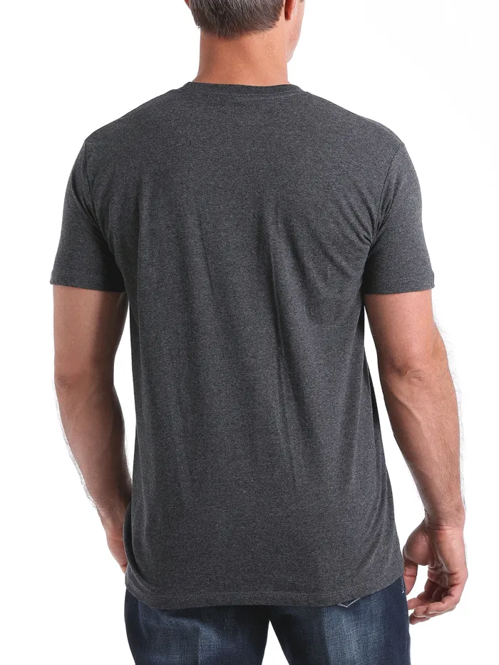 Cinch MTT1690374 Mens Classic Logo Tee Black Heather