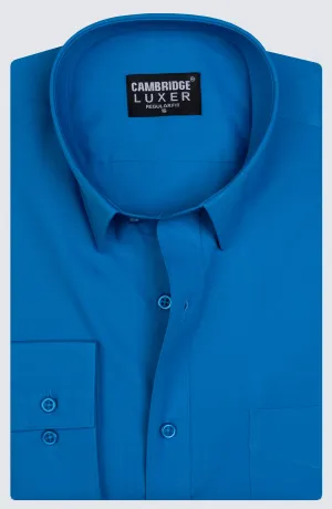 Classic Blue Plain Shirt
