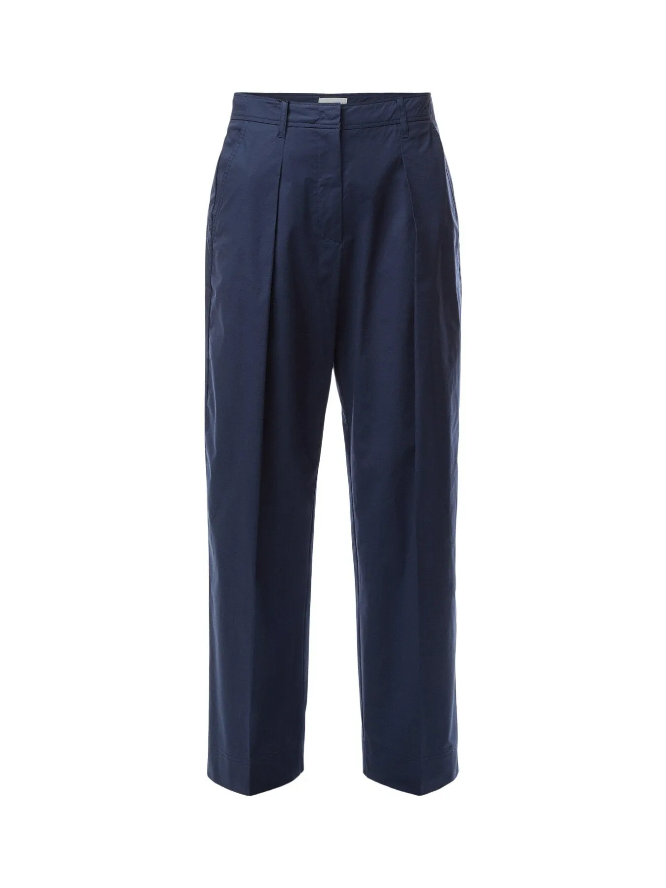 Colbert Poplin Relaxed Trouser Navy