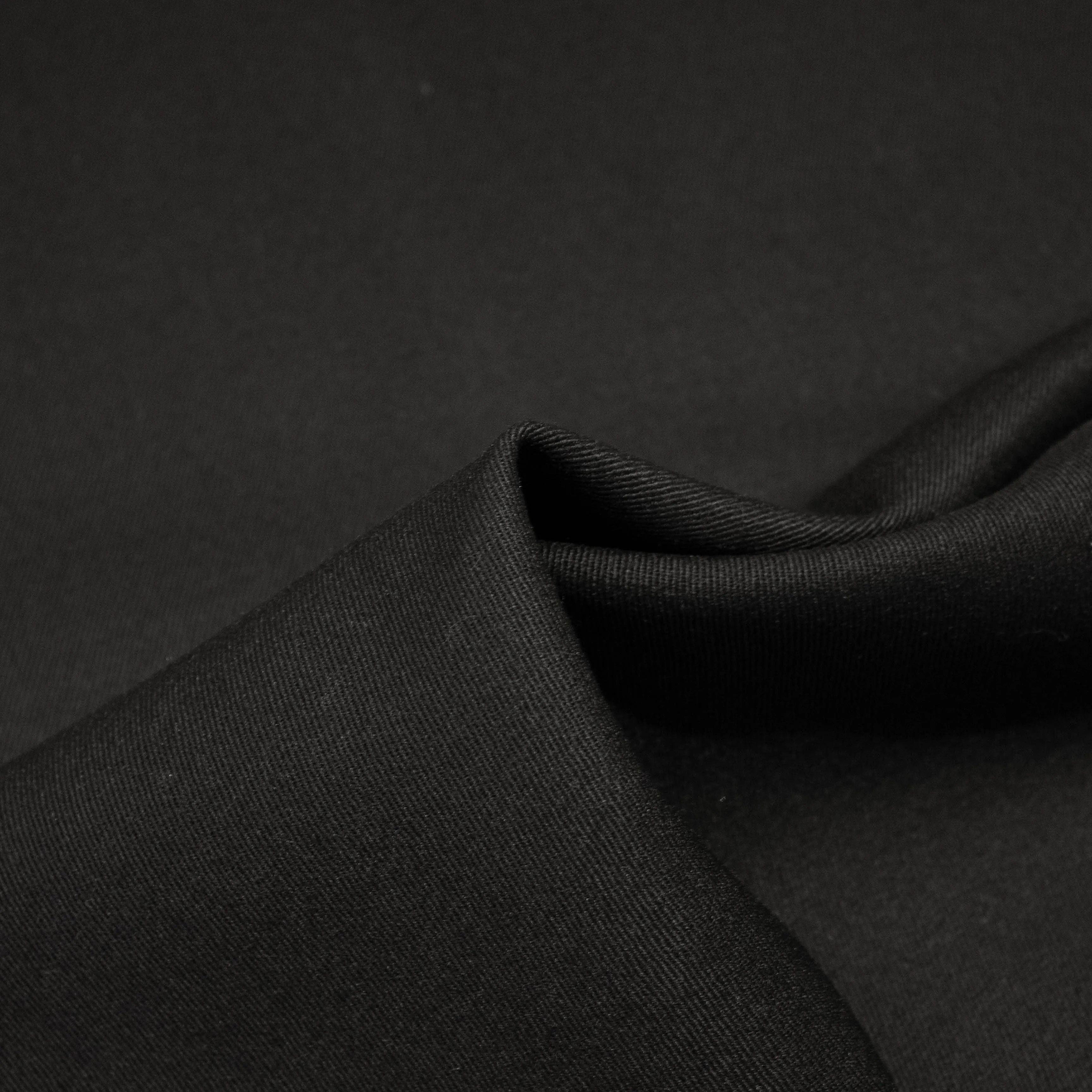 Colin Black Wool Twill