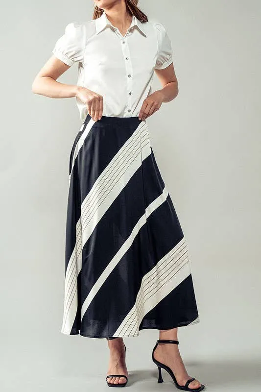 Crepe Couture Maxi Skirt