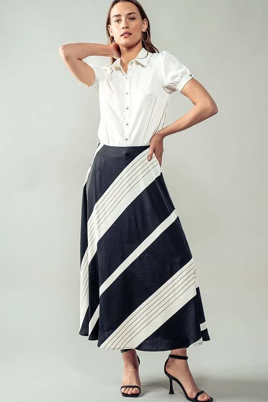 Crepe Couture Maxi Skirt