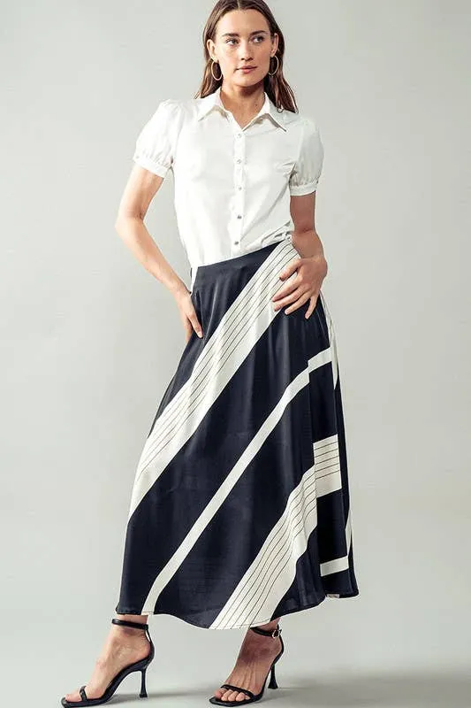 Crepe Couture Maxi Skirt