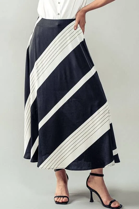 Crepe Couture Maxi Skirt