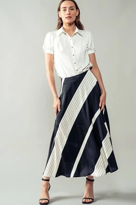 Crepe Couture Maxi Skirt