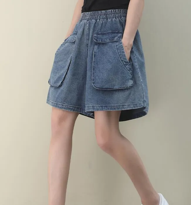 Denim Summer Women Cotton Shorts