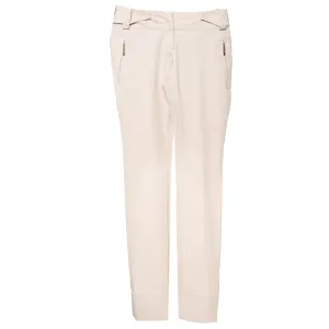 Dior Boutique Beige Cotton Cuffed Hem Pant