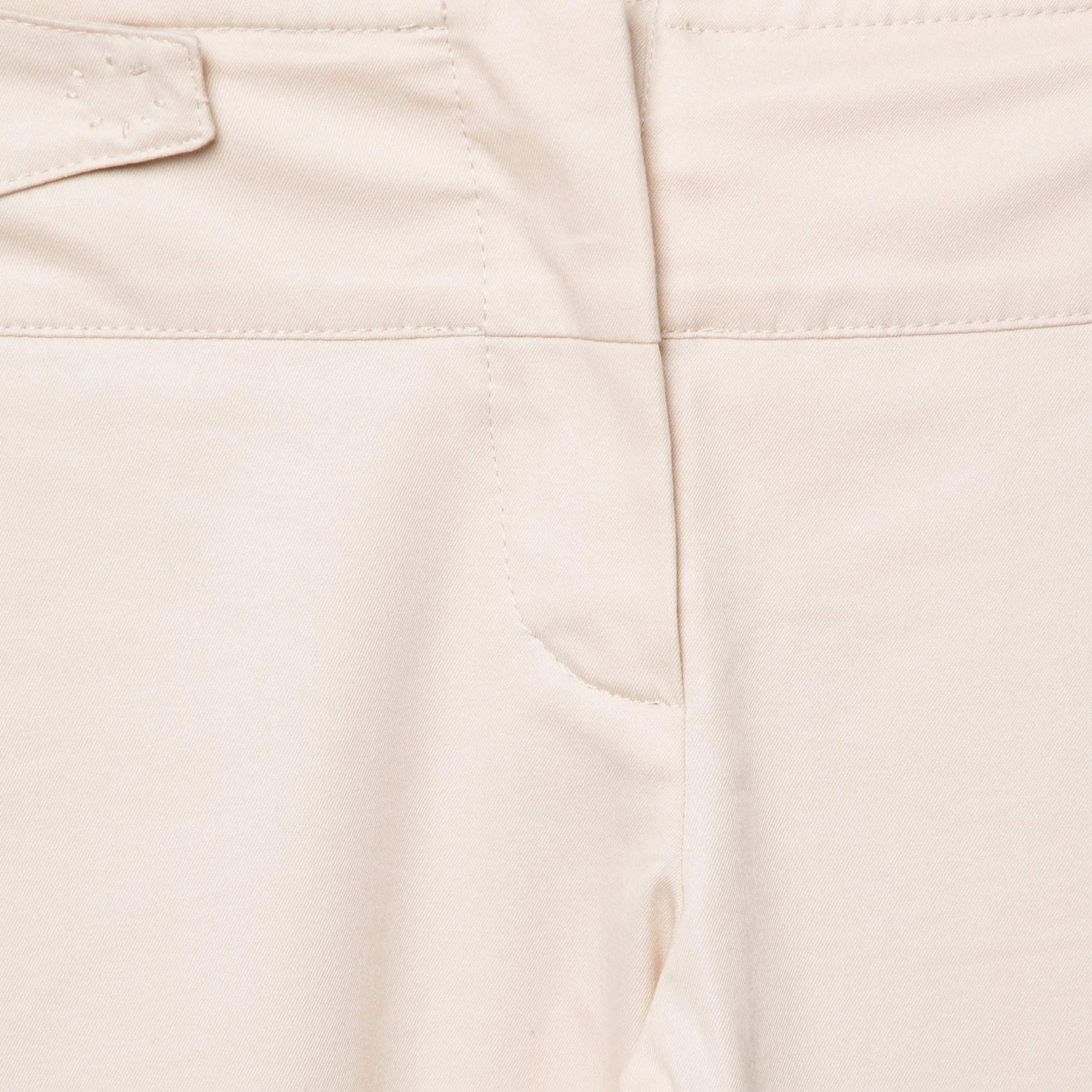 Dior Boutique Beige Cotton Cuffed Hem Pant