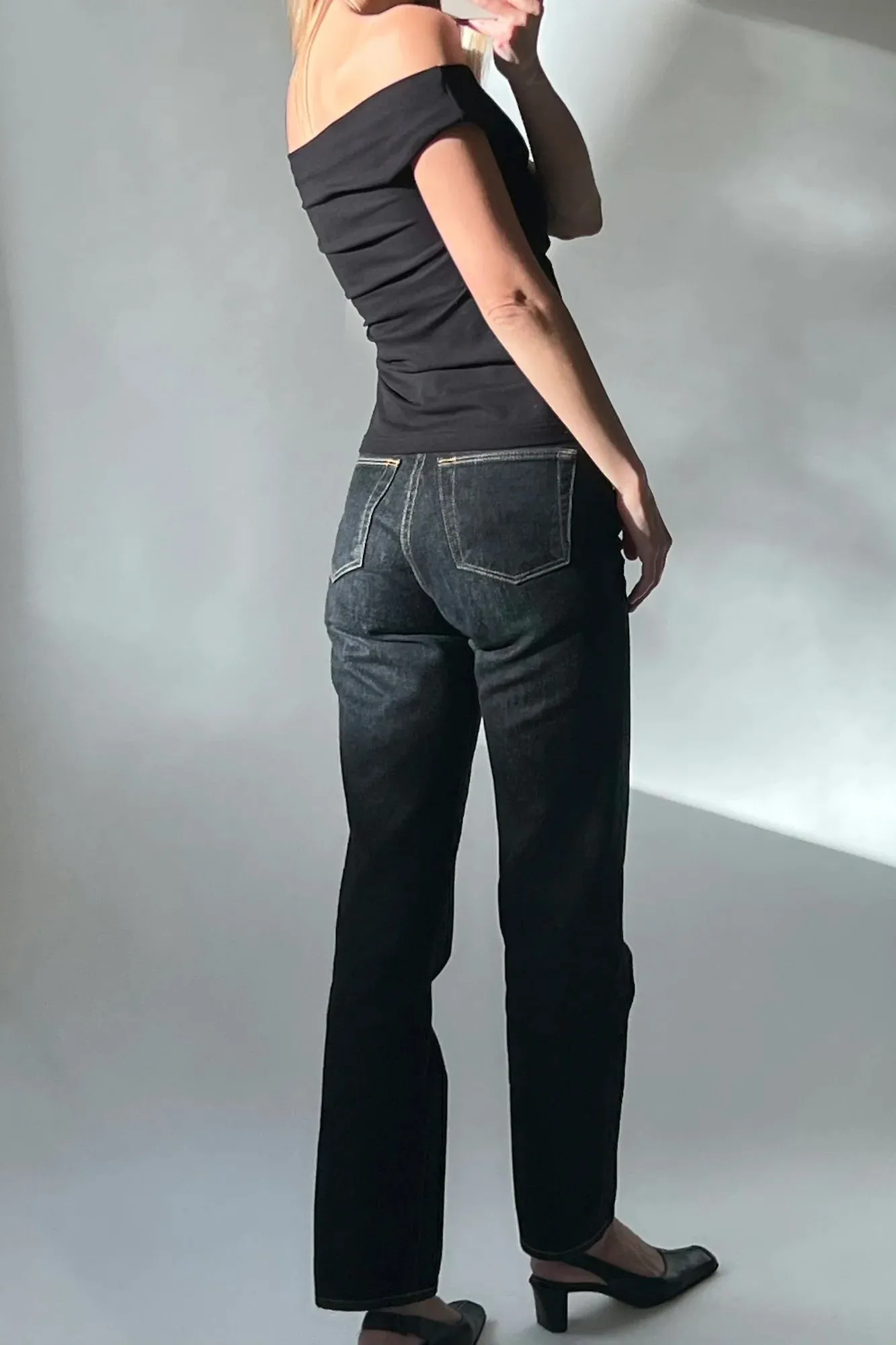 Dominique Healy - Niveah Tee, Black Rib