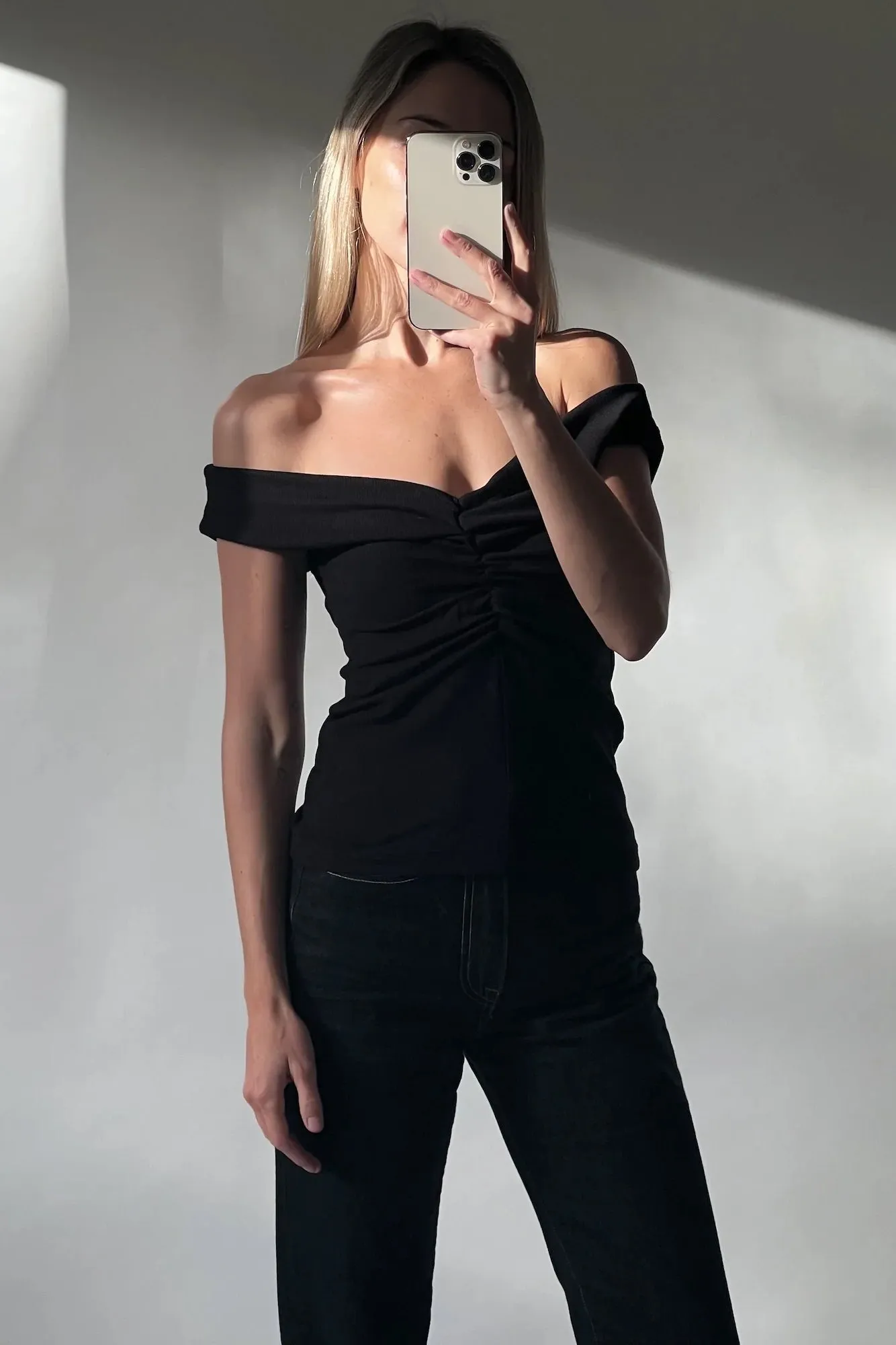 Dominique Healy - Niveah Tee, Black Rib
