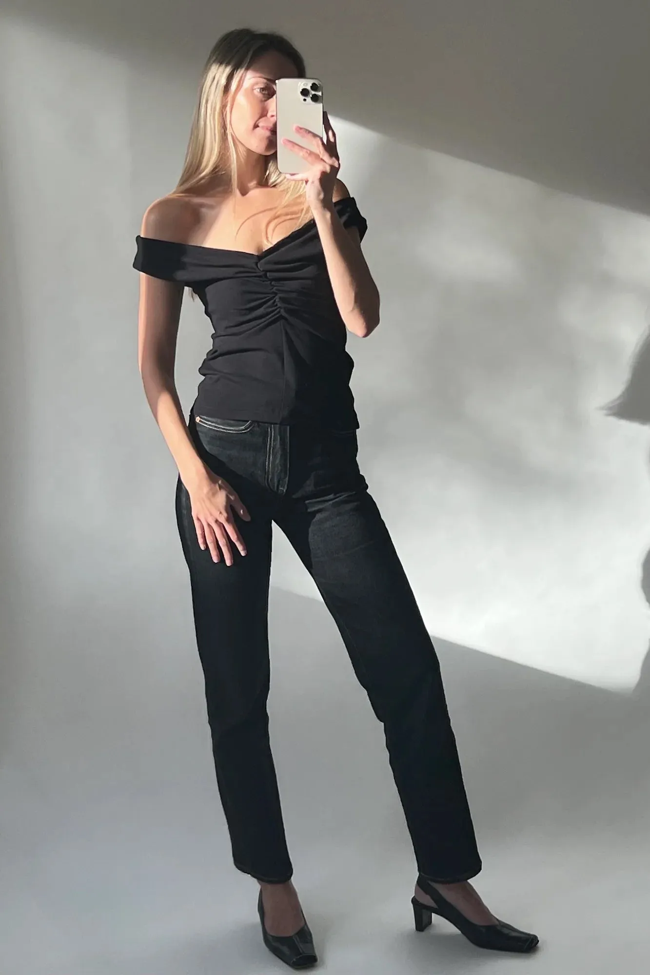 Dominique Healy - Niveah Tee, Black Rib