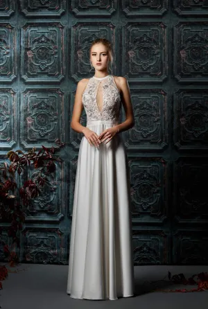 Fine White Wedding Dress