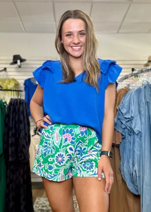 Floral Print Shorts