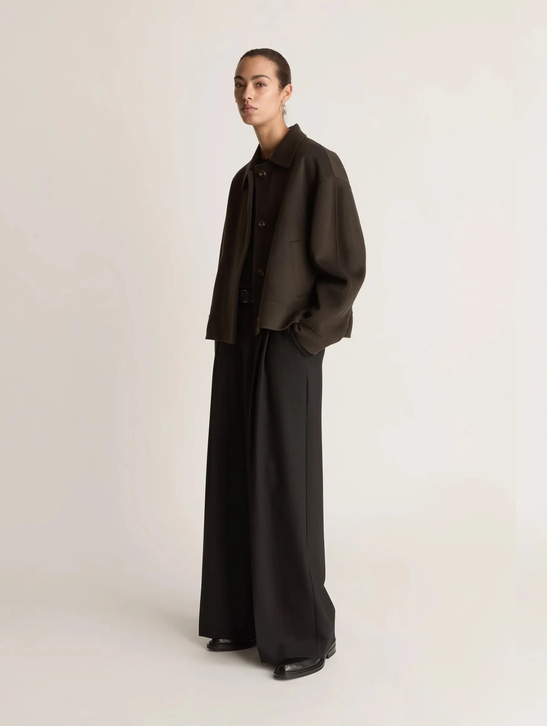 Florentine Cashmere Jacket in Cacao