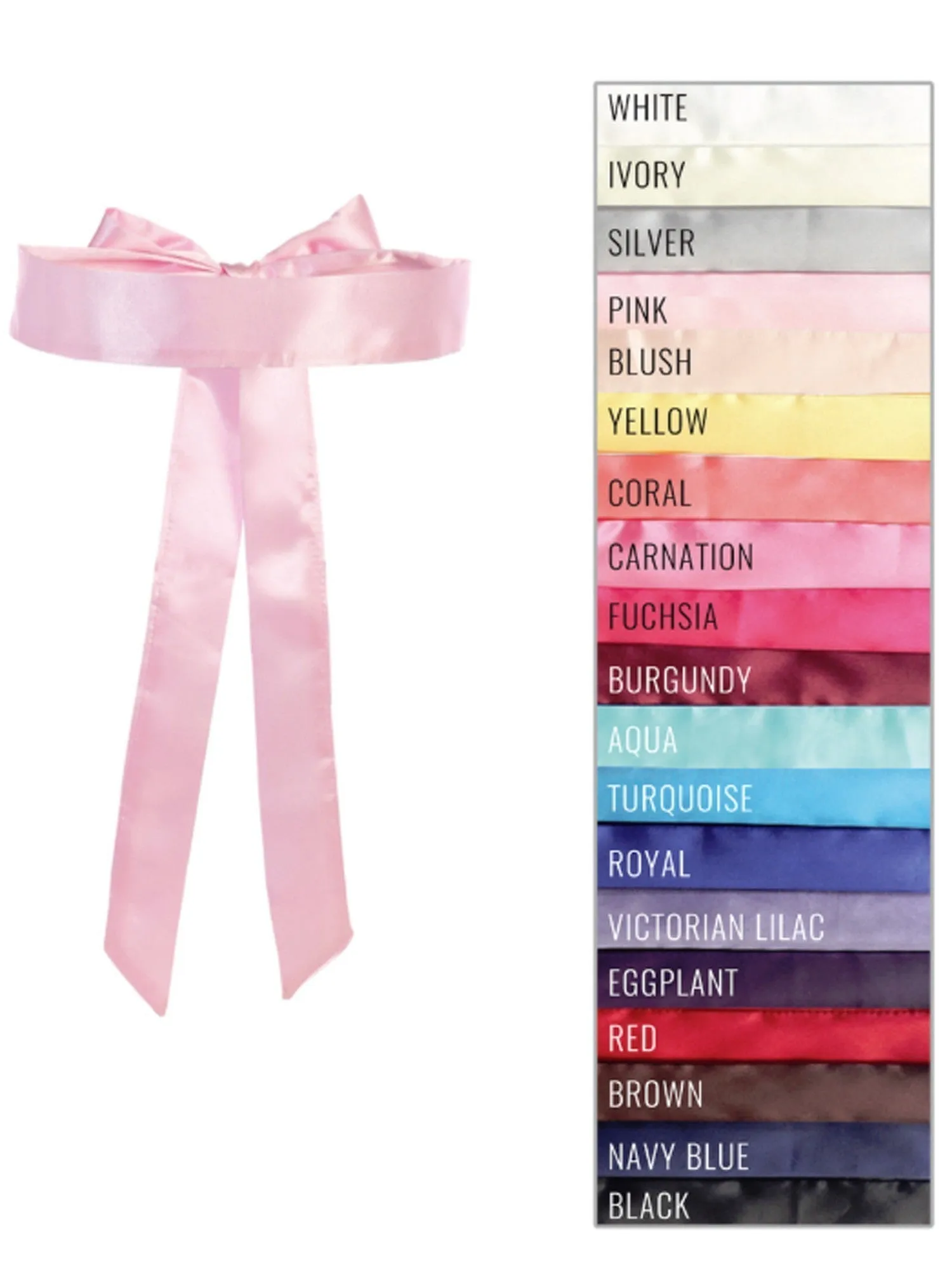 Girls Multi Color 1 1/2 Inch Special Occasion Elegant Belt Sash