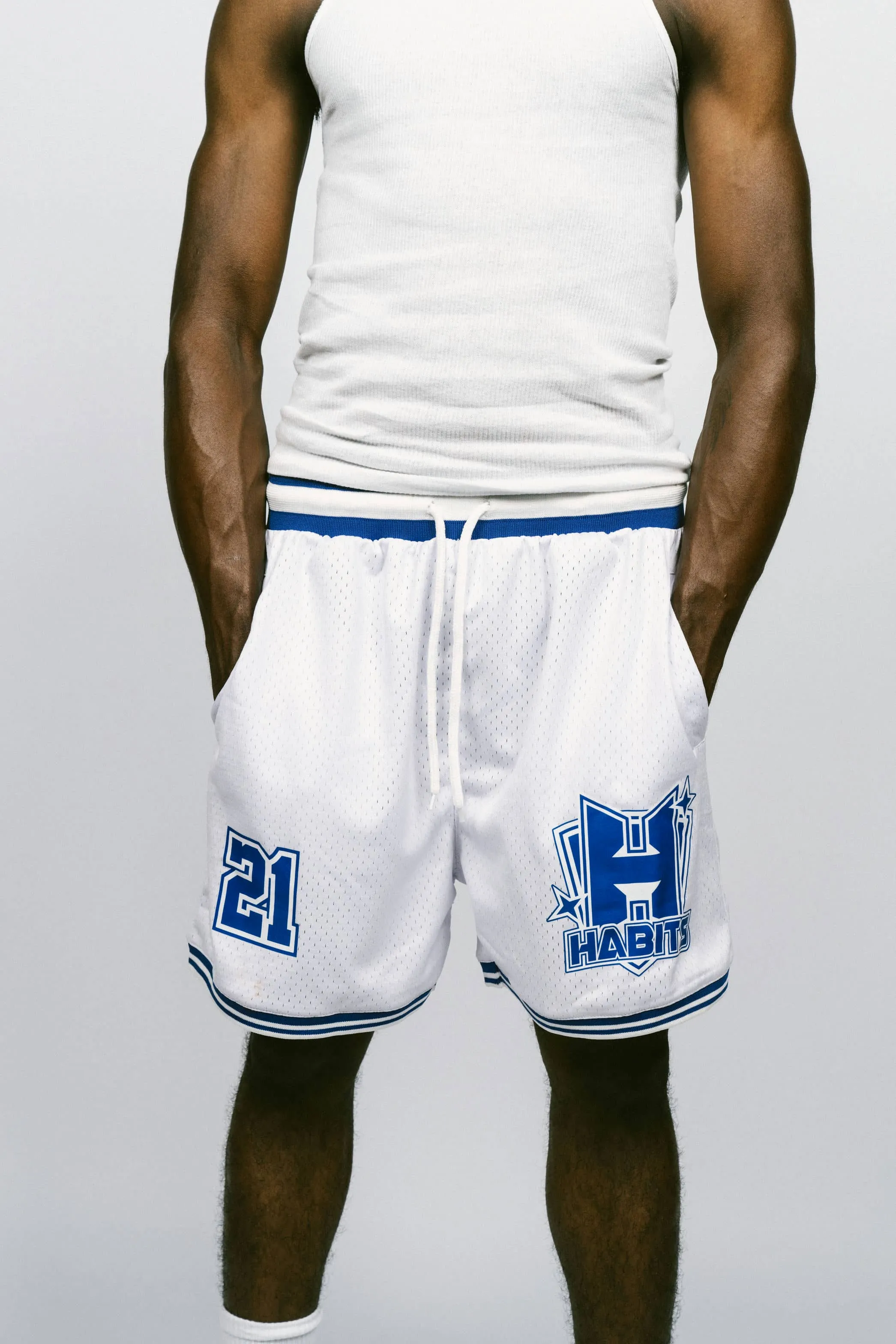 Glory Days Mesh Shorts White