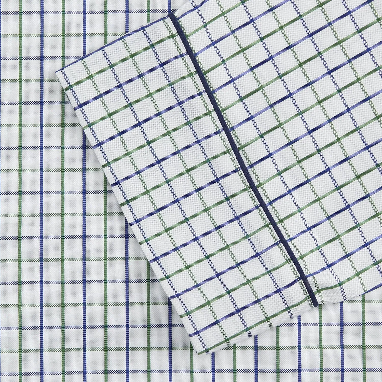 Green and Blue Check Cotton Hyde Pyjama Set