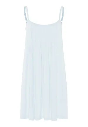 Juliet Pleated Cotton Babydoll | Whispering Blue 77747-2503