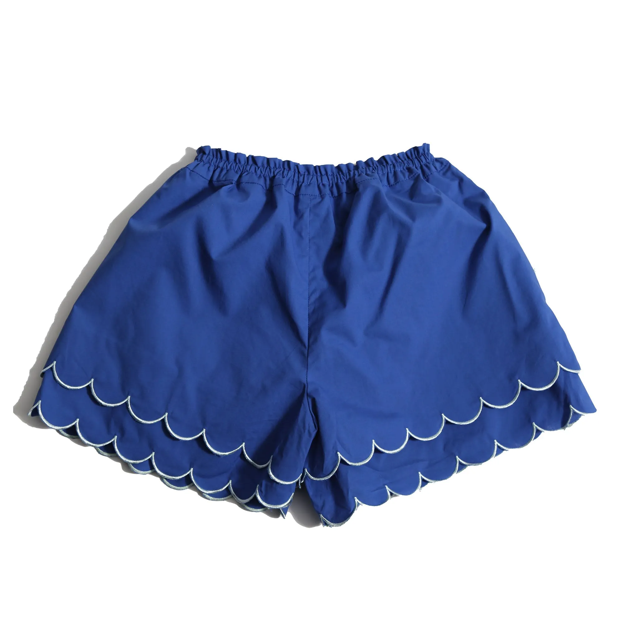 LAUREL SCALLOPED SUMMER SHORTS