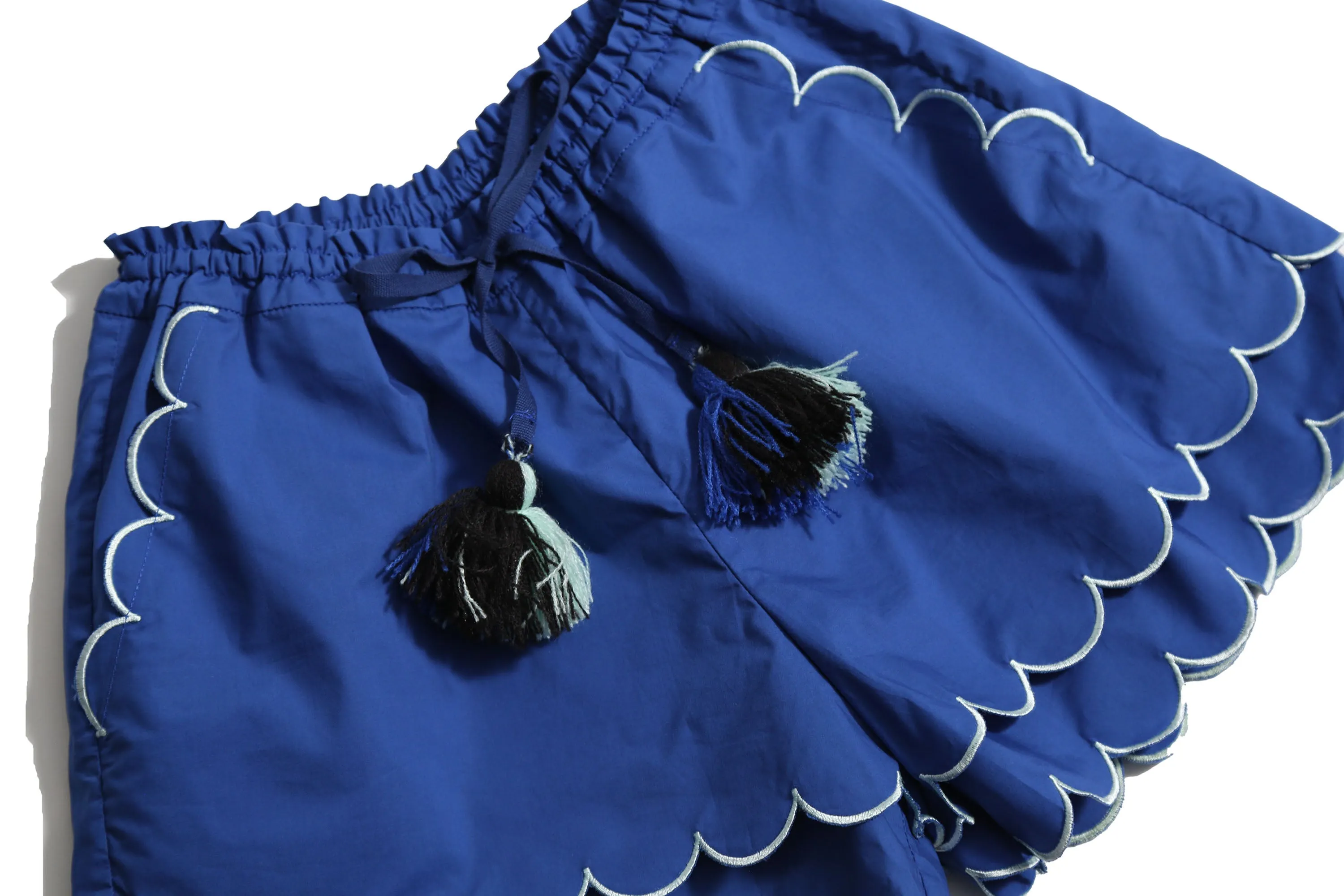 LAUREL SCALLOPED SUMMER SHORTS