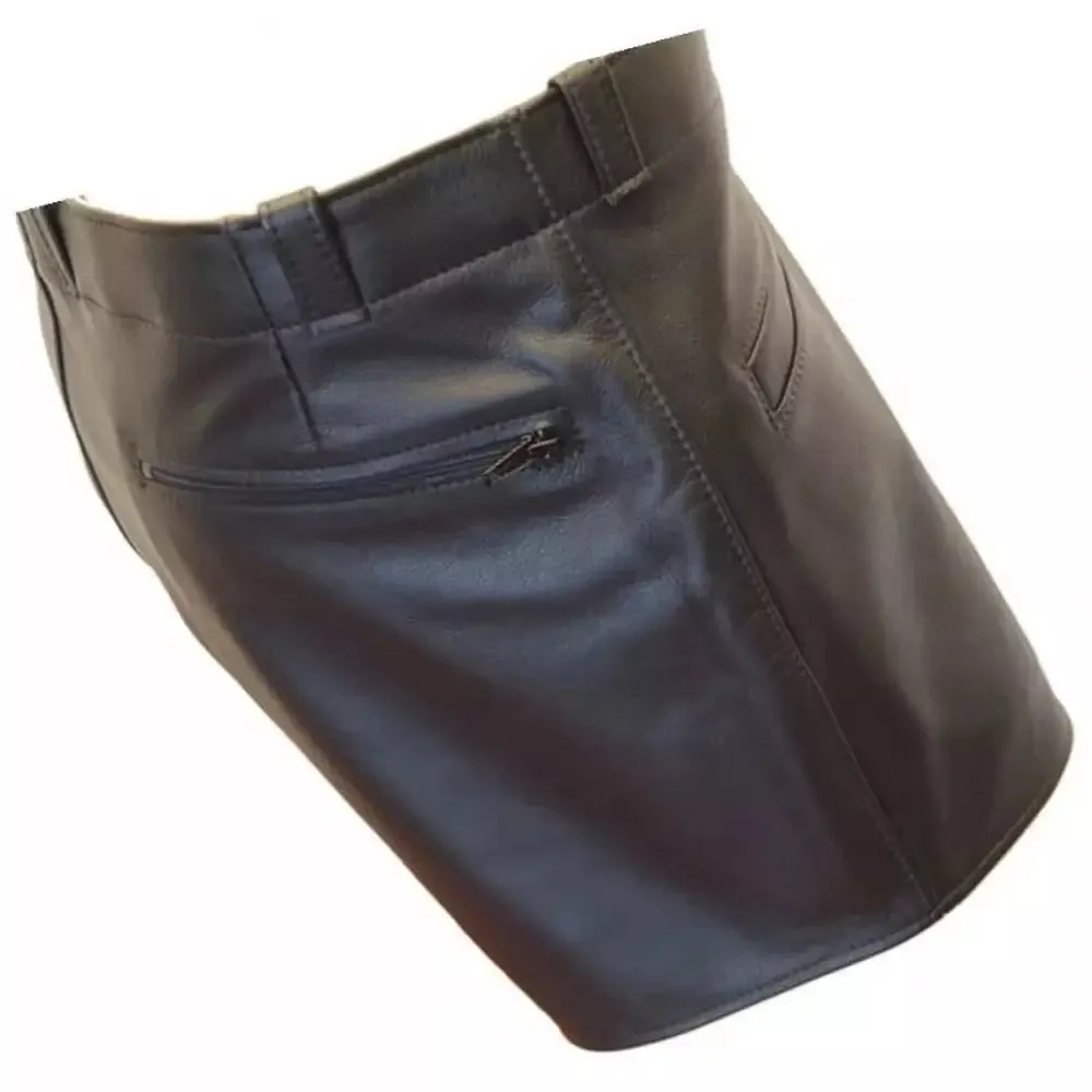 Leather shorts summer