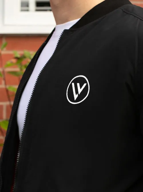 Louis Vicaci Zipper Fur Bomber Jacket For Men-Black-BR1010