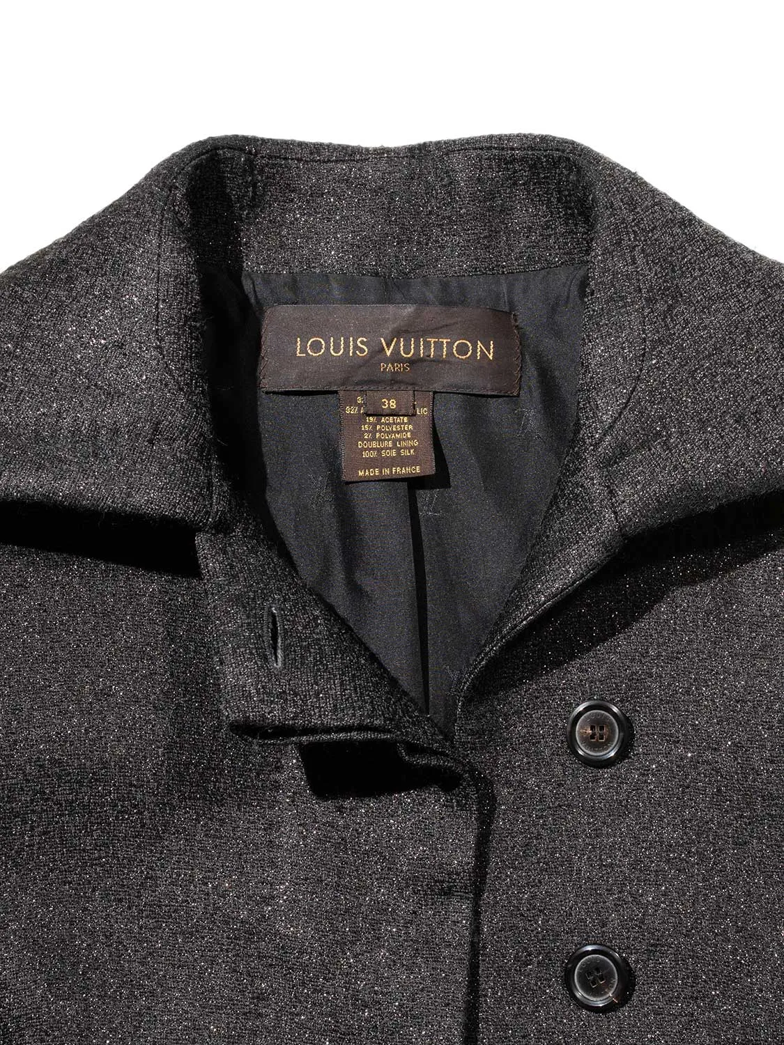 Louis Vuitton Wool Jacket Grey