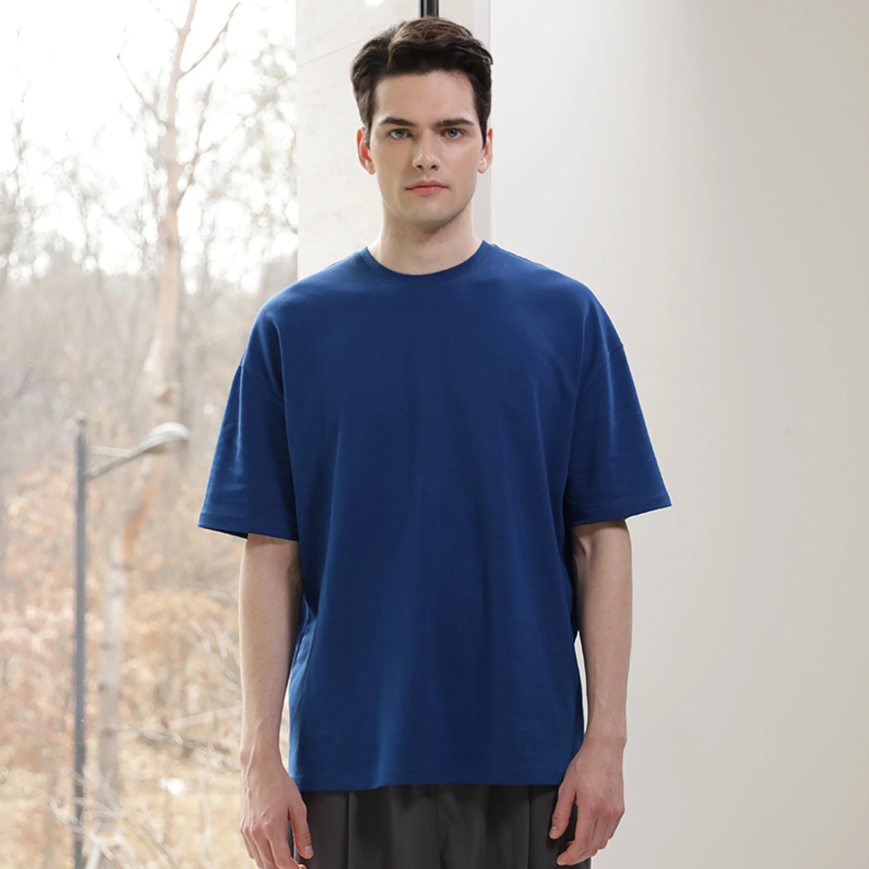 Luxe Comfort, Cotton Modal Blend Anyone Over Fit Short Sleeve T-Shirt First Collection
