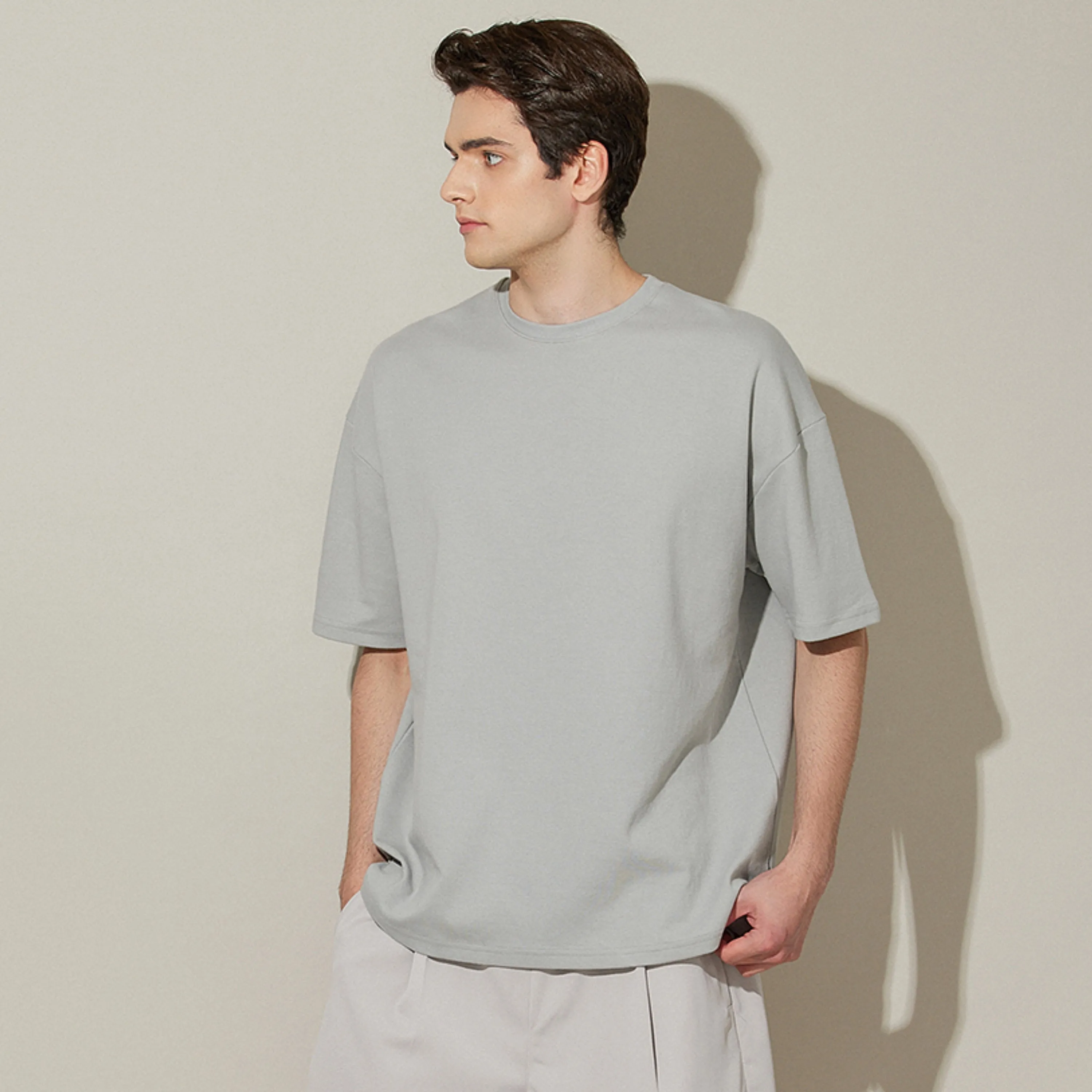 Luxe Comfort, Cotton Modal Blend Anyone Over Fit Short Sleeve T-Shirt First Collection