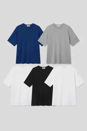 Luxe Comfort, Cotton Modal Blend Anyone Over Fit Short Sleeve T-Shirt First Collection