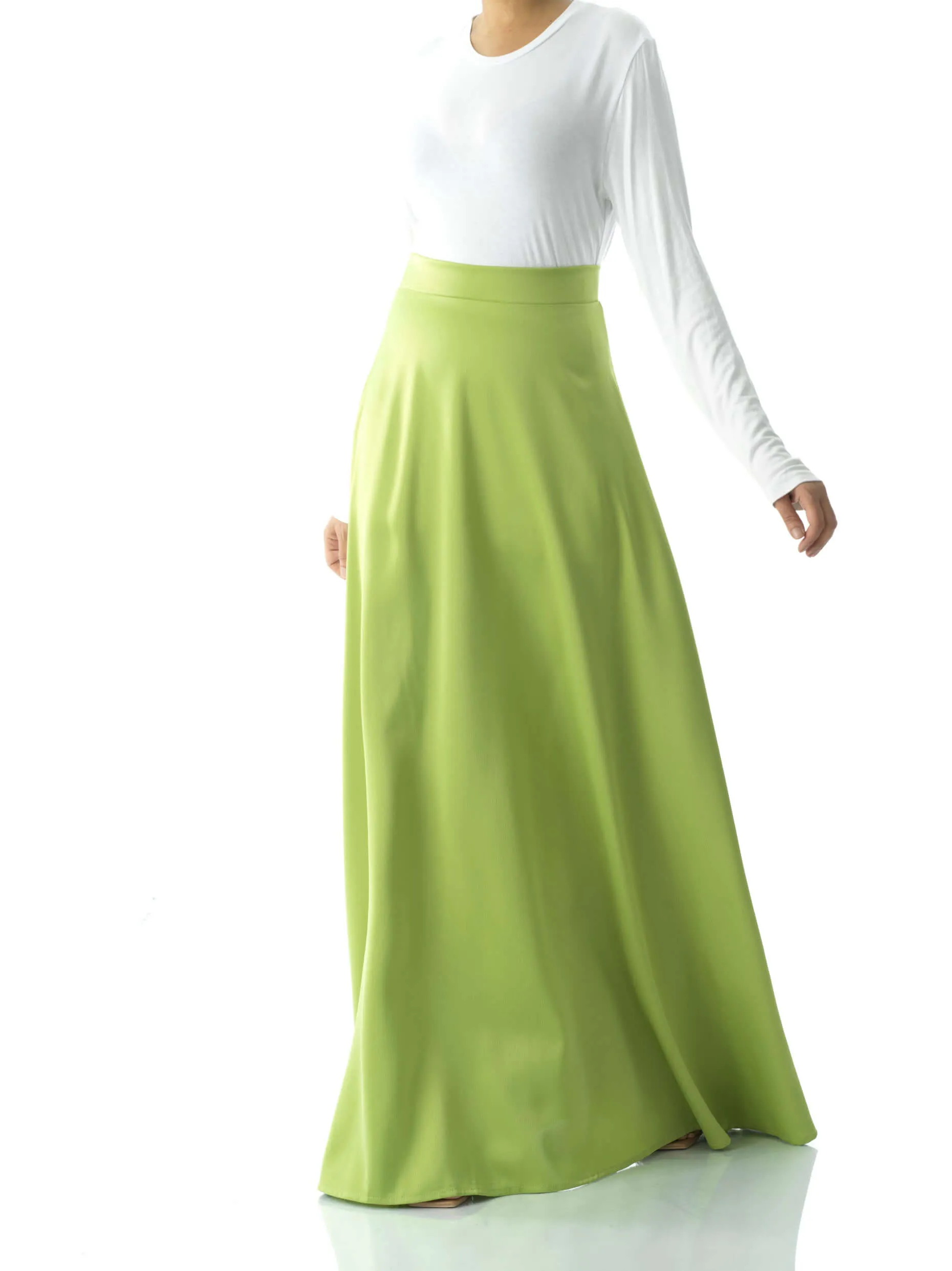 Maxi skirt Elegant luxury satin