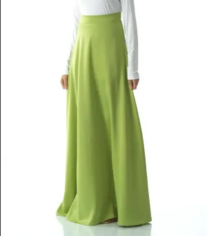 Maxi skirt Elegant luxury satin