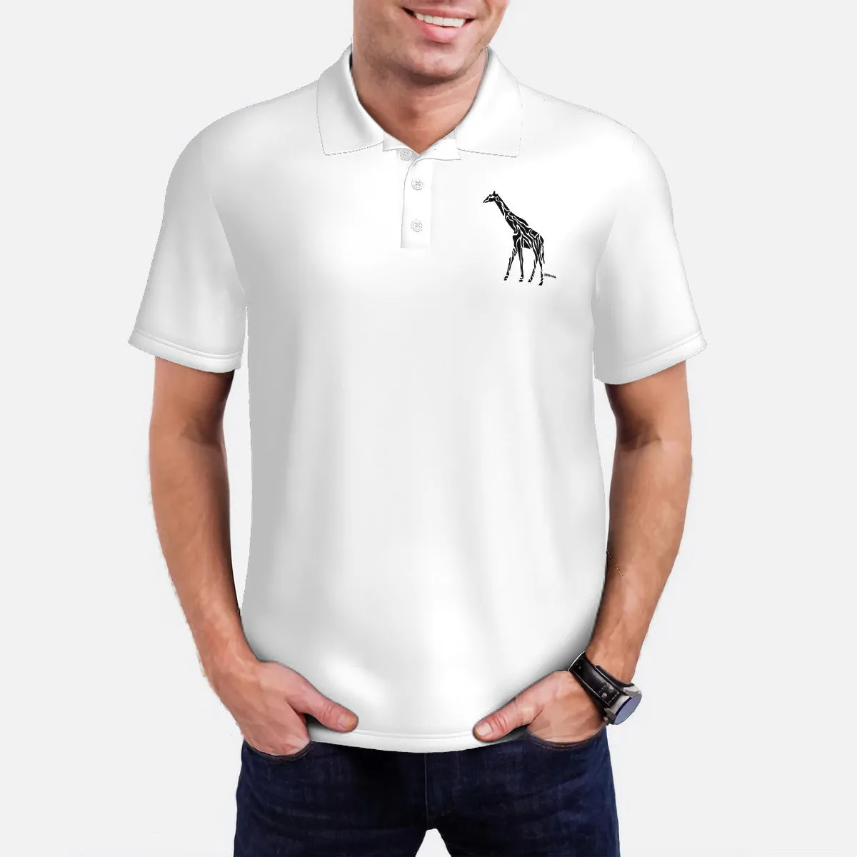 Men’s All Over Print Polo Shirt